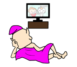 Purple fairy "Pappuru" sticker #5053499