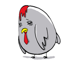 chicken salaryman sticker #5053592