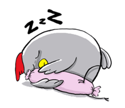 chicken salaryman sticker #5053593