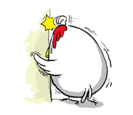 chicken salaryman sticker #5053597