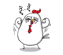 chicken salaryman sticker #5053601