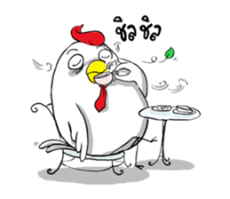 chicken salaryman sticker #5053606