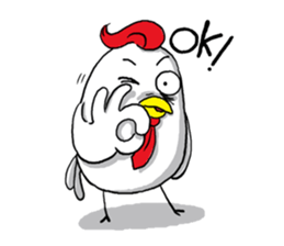 chicken salaryman sticker #5053607