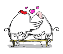 chicken salaryman sticker #5053613