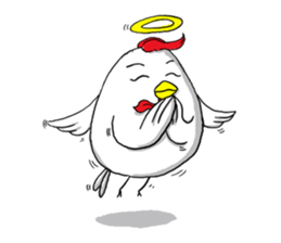 chicken salaryman sticker #5053619