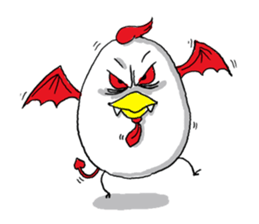 chicken salaryman sticker #5053620