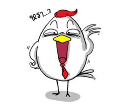 chicken salaryman sticker #5053624