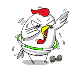 chicken salaryman sticker #5053628