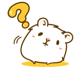 Daily life of a hamster sticker #5054390