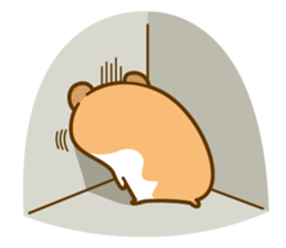 Daily life of a hamster sticker #5054401