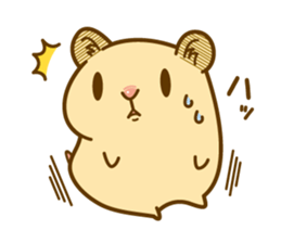 Daily life of a hamster sticker #5054405