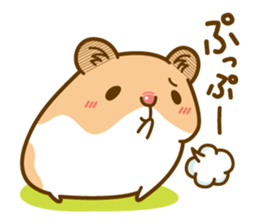 Daily life of a hamster sticker #5054414