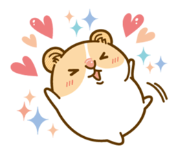 Daily life of a hamster sticker #5054424