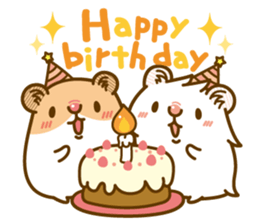 Daily life of a hamster sticker #5054429