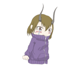 Demon children sticker sticker #5054741