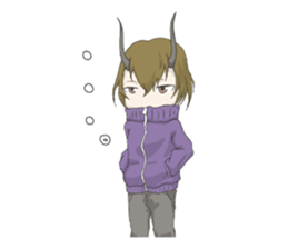 Demon children sticker sticker #5054747