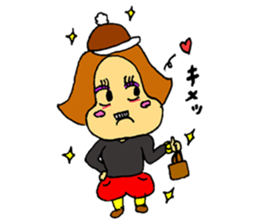 A plain-looking woman is pretty. sticker #5054754