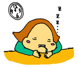 A plain-looking woman is pretty. sticker #5054777