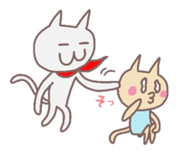 Cat Hero sticker #5054859