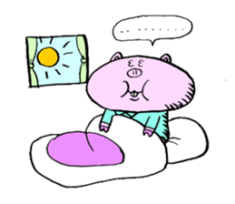 'Buu-taso' Pig sisters sticker #5055153