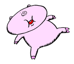 'Buu-taso' Pig sisters sticker #5055160