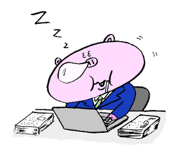 'Buu-taso' Pig sisters sticker #5055167