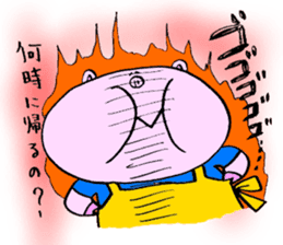 'Buu-taso' Pig sisters sticker #5055176