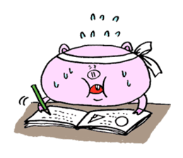 'Buu-taso' Pig sisters sticker #5055186