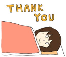 Insomnia and staying up late sticker #5056045