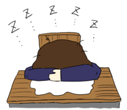 Insomnia and staying up late sticker #5056049