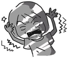 K.with her dog and kitty's, lol life sticker #5057276