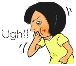 K.with her dog and kitty's, lol life sticker #5057294