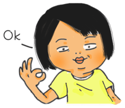 K.with her dog and kitty's, lol life sticker #5057297