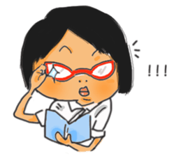 K.with her dog and kitty's, lol life sticker #5057306