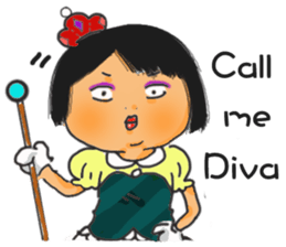 K.with her dog and kitty's, lol life sticker #5057307