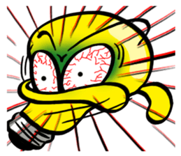 Light bulb sticker #5057316