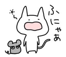 Easygoing cat and Moody murine sticker #5057830