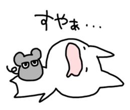 Easygoing cat and Moody murine sticker #5057846