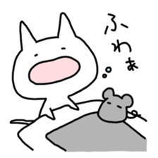 Easygoing cat and Moody murine sticker #5057863