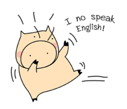 'I no speak no English' Pig Collection sticker #5057915