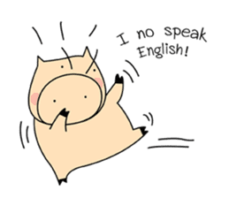'I no speak no English' Pig Collection sticker #5057915