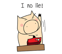 'I no speak no English' Pig Collection sticker #5057936