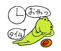 [A frog]gentleman`s daily life. sticker #5058732