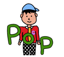 Genki Boy sticker #5059146