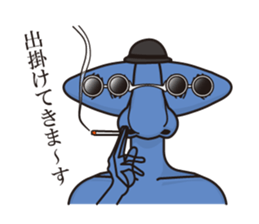 Hello, we're an alien. sticker #5059288