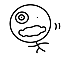 It is a stick person.ver.2 sticker #5059675