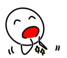 It is a stick person.ver.2 sticker #5059682