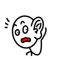 It is a stick person.ver.2 sticker #5059689