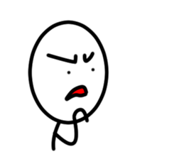 It is a stick person.ver.2 sticker #5059693