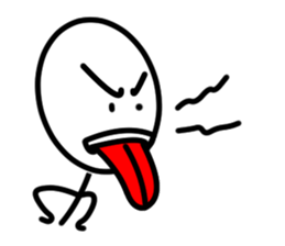 It is a stick person.ver.2 sticker #5059708